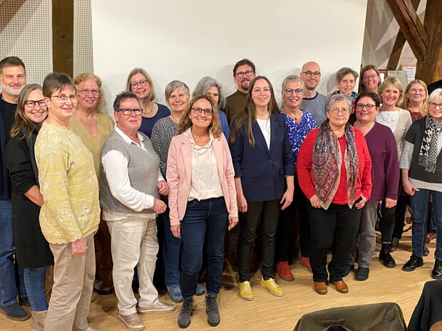 Vorstand und Mitglieder des neu gegründeten Vereins "Ambulanter Hospizdienst Neckar-Stromberg e.V."